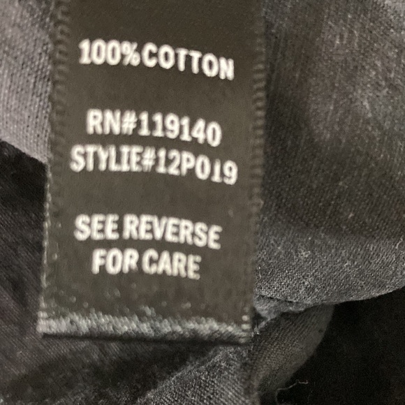 Double Zero 100% Cotton Ruffled Front Button Jacket Size M - Picture 13 of 13